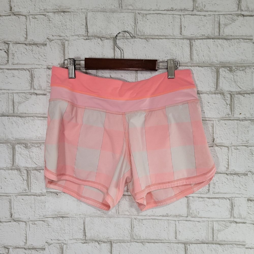 lululemon athletica pink athletic shorts